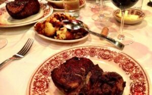 Filets and potatoes at Sparks Steakhouse