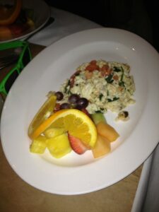 Egg white scramble from Agave