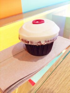 Gluten Free Red Velvet cupcake at Sprinkles