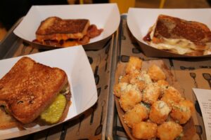 Melts and Tater tots from The Melt Shop