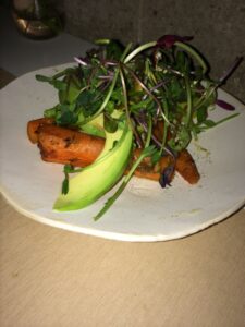 Carrot and avocado salad at ABC Kitchen