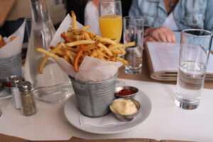 Truffle Fries at Cafeteria
