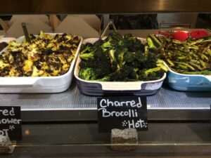 Charred broccoli and cauliflower from The Little Beet