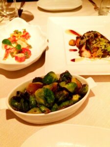 Brussels Sprouts and Octopus at Marea