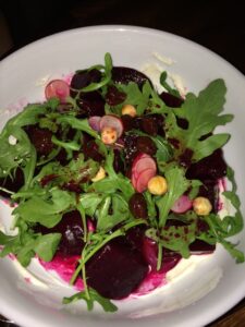Beet Salad at The Library at The Public