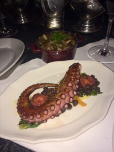 Grilled Octopus at Locanda Verde