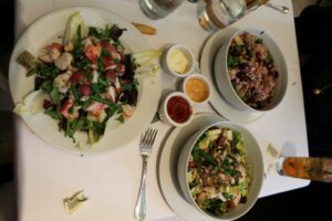 Salad lunches at Fred's at Barney's