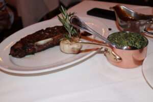 NY Strip Steak at Strip House Steakhouse