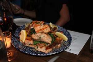 Grilled Salmon at Galli