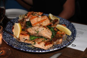 Grilled Salmon at Galli