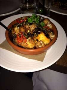 Roasted Cauliflower at GATO
