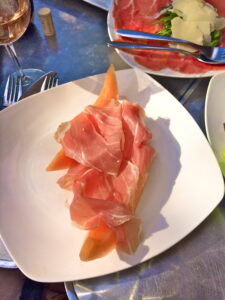 Prosciutto with Melon at Da Silvano