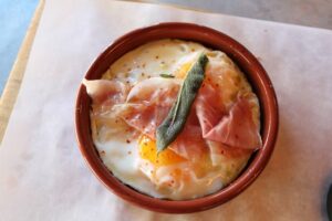Eggs al Forno notoast at Il Buco Alimentari & Vineria