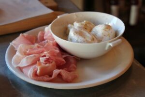 Prosciutto & Burrata at Il Buco Alimentari & Vineria