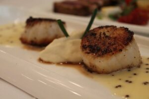 Scallops at the Sea Fire Grill