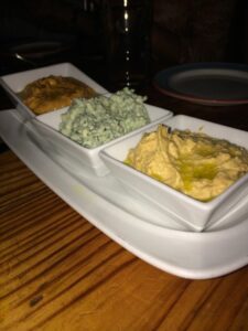 Trio of dips at Nomad