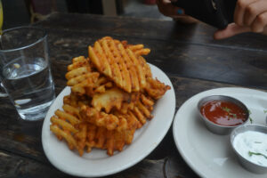 Waffles fries from Randolph Beer