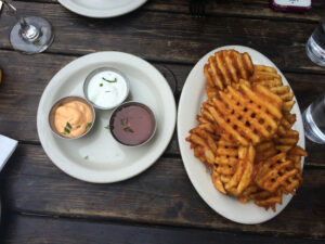 Waffles fries from Randolph Beer