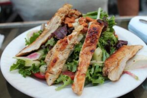 The Chantelle Salad with Chicken at Hotel Chantelle
