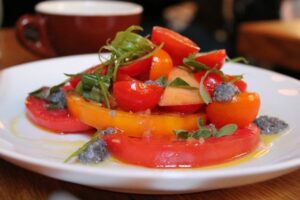 Heirloom tomato salad at The Dutch