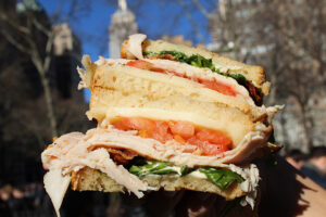 Turkey Club Sandwich from Melt Shop