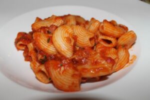 Gluten free pasta with Pork Shoulder at Ristorante Morini