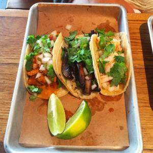 Set of three tacos from BarTaco