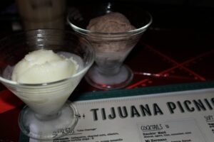 Ice cream and sorbet at Tijuana Picnic