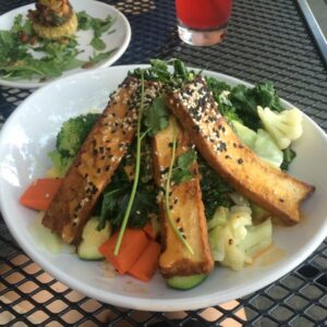 Curry tempeh bowl from Native Foods