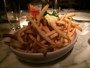 Truffle fries from Eveleigh