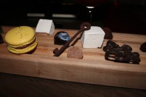 Gluten free chocolate and macaron at Faith and Flower