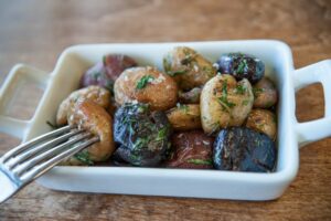 Pee Wee Potatoes from Rustic Canyon in Santa Monica, Los Angeles Photo Credit Emily Hart Roth