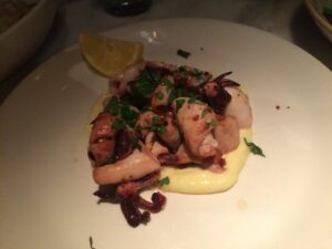 grilled monterey squid at Eveleigh