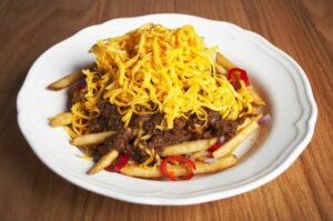 Cincinnati Chili Fries from The Independence