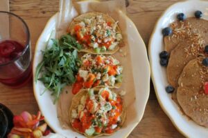 Roast Cauliflower Tacos from Kitchen Mouse