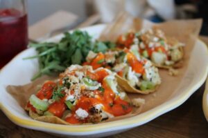 Roast Cauliflower Tacos from Kitchen Mouse