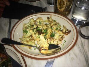 Roasted Cauliflower no breadcrumbs at The Nice Guy