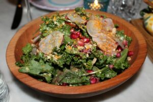 Kale sunchoke salad at Santina NYC