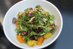Curry Roasted Butternut Squash and Cauliflower Salad from The Sycamore Kitchen