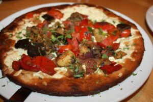 Gluten free and Vegan Pizza from Sammy's Woodfired Pizza & Grill