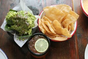 Chips and guacamole at Bar Ama