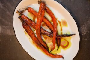 Roasted Sweet Carrots at Rotisserie Georgette