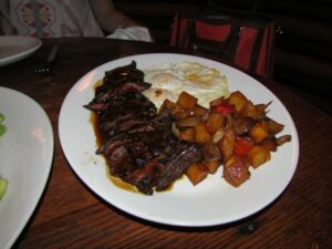 Steak & eggs at Lavo