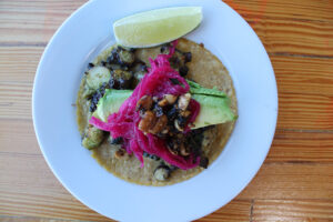 Octopus taco from Petty Cash