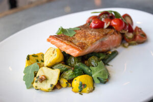 Seared Ocean Trout at Faith & Flower in Los Angeles