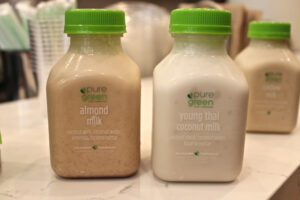 Almond Milk and Coconut Milk from Pure Green