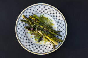 Roasted Asparagus at Commissary at The Line Hotel in Koreatown, Los Angeles. Photo By Audrey Ma_