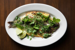 Whole Grilled Sea Bass Photo Credit Rick Poon at Cassia