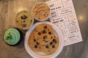 gluten free and vegan chocolate chip cookie and ice creams at by Chloe