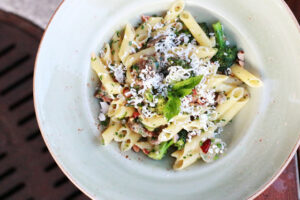 Gluten Free Sausage Broccoli Penne at Lupo Verde